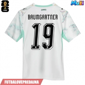 Lacne Muži Futbalové dres Rakúsko Christoph Baumgartner #19 MS 2026 Krátky Rukáv - Preč